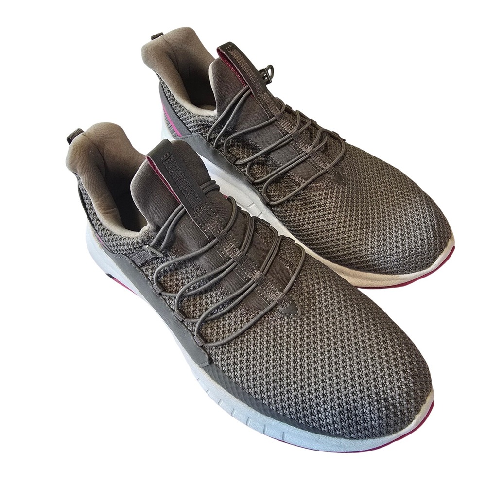 Saucony Stretch & Go Breeze Sneakers Womens 10 Grey Pink Slipâ On Running Shoes